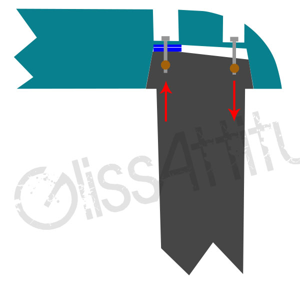 Assemblage foil / flotteur